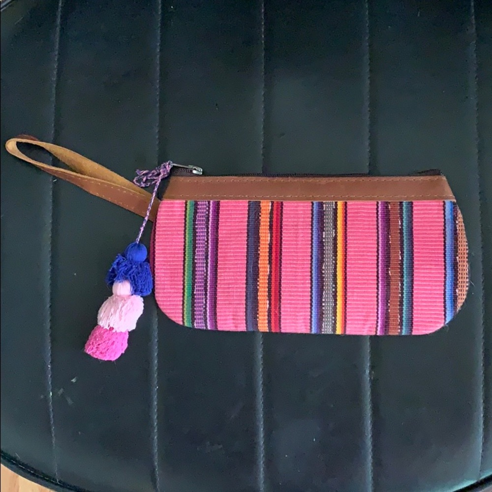 NENA & CO 100% PEACE PILGRIM HANDMADE TEXTILE BAG